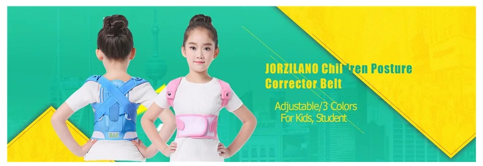 JORZILANO Корректор осанки для спины и плеч Поддерживающий Пояс Ортопедический Корсет корректирующий Регулируемый для мужчин и женщин