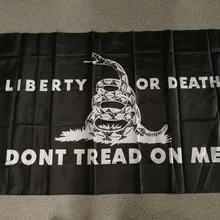 Йонин 90*150 см liberty or death black dont tread on me Чай Вечерние погремушки змея gadsden флаг