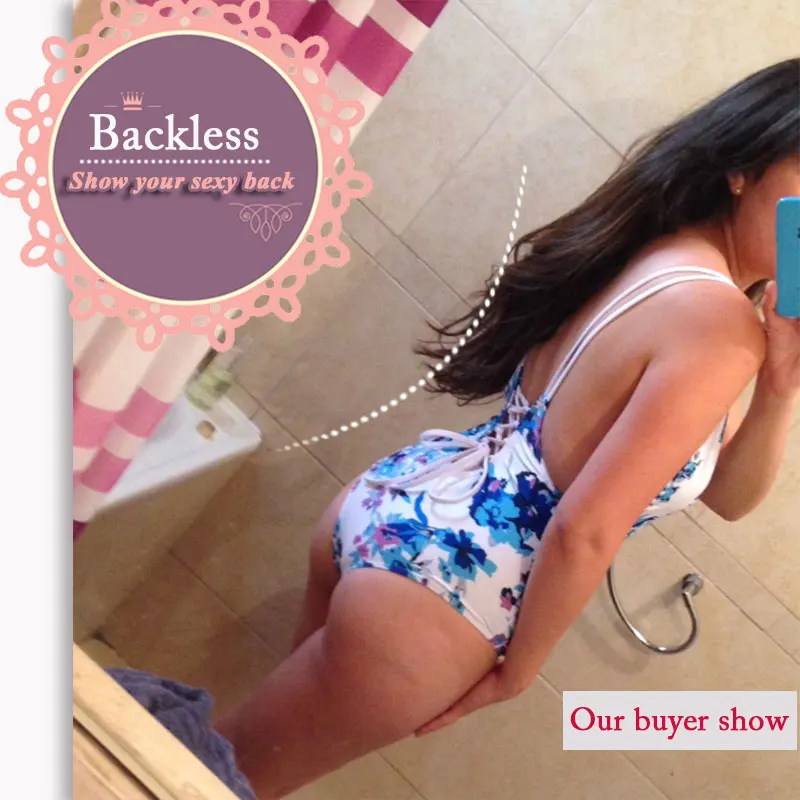 Hello пляжные новых печатных Одна деталь купальник Для женщин Купальники для