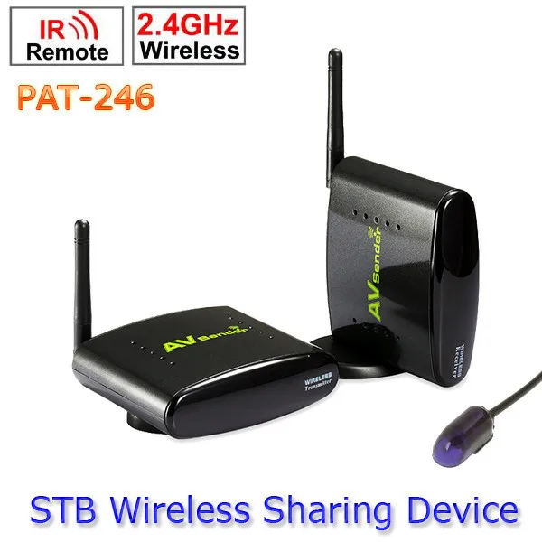 Pakite2.4ghz smart digital STB Беспроводной av отправителя ТВ аудио видео передатчик приемник с