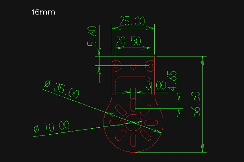 4 шт. 12 мм 16 18 моторная арматура из алюминиевого сплава опорный держатель