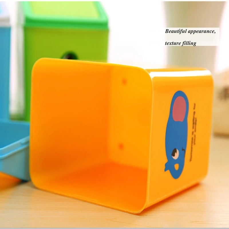 Home Essential Animal Plastic Clamshell Small Trash Desktop Storage Debris Bucket | Дом и сад