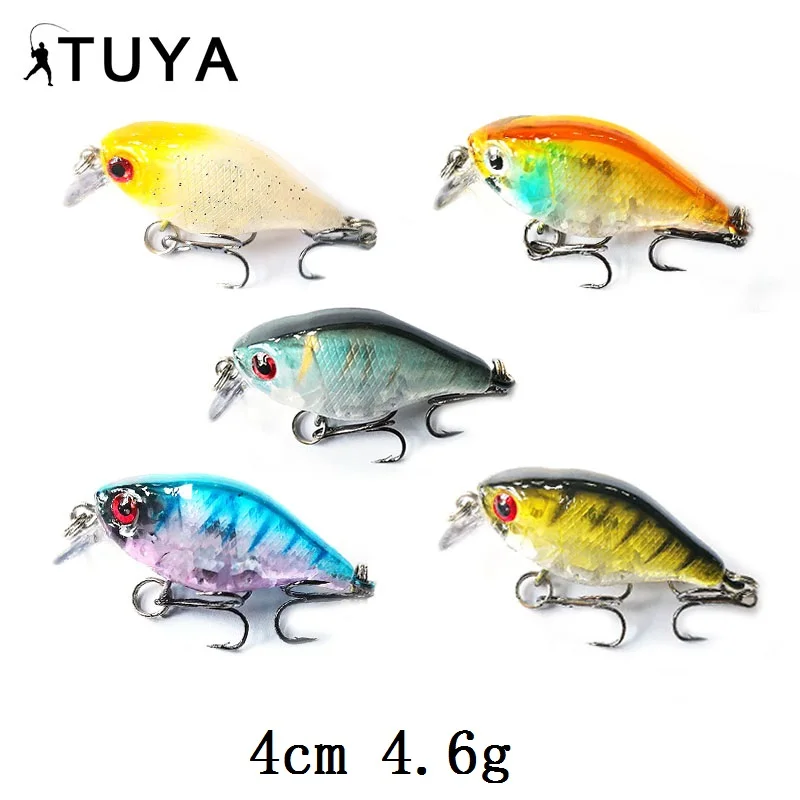 TUYA 5 шт./компл. кренкбейты искусственная рыболовная приманка с металлическим
