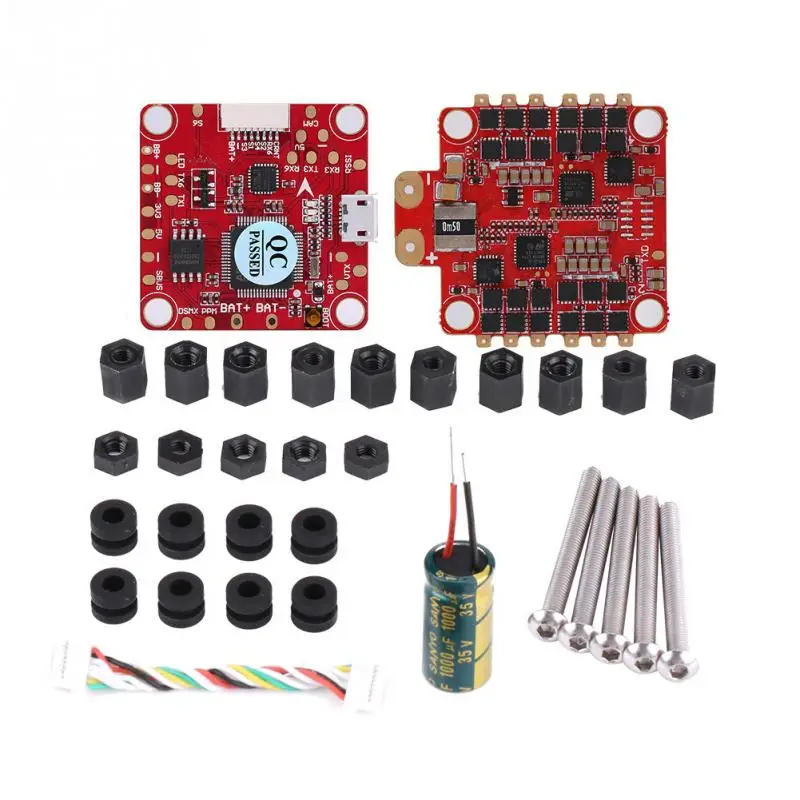 Контроллер полета DinoShot 60A BLHeli32 2018 Plus F460 4 в 1 ESC RC|Детали и аксессуары| |