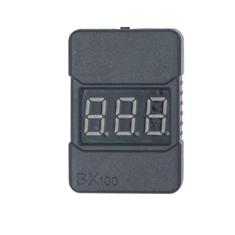 

High accuracy 0.01v 2 in1 RC Lipo Battery Led Low Voltage Meter Tester BX100 1S-8S Buzzer Alarm 30% off