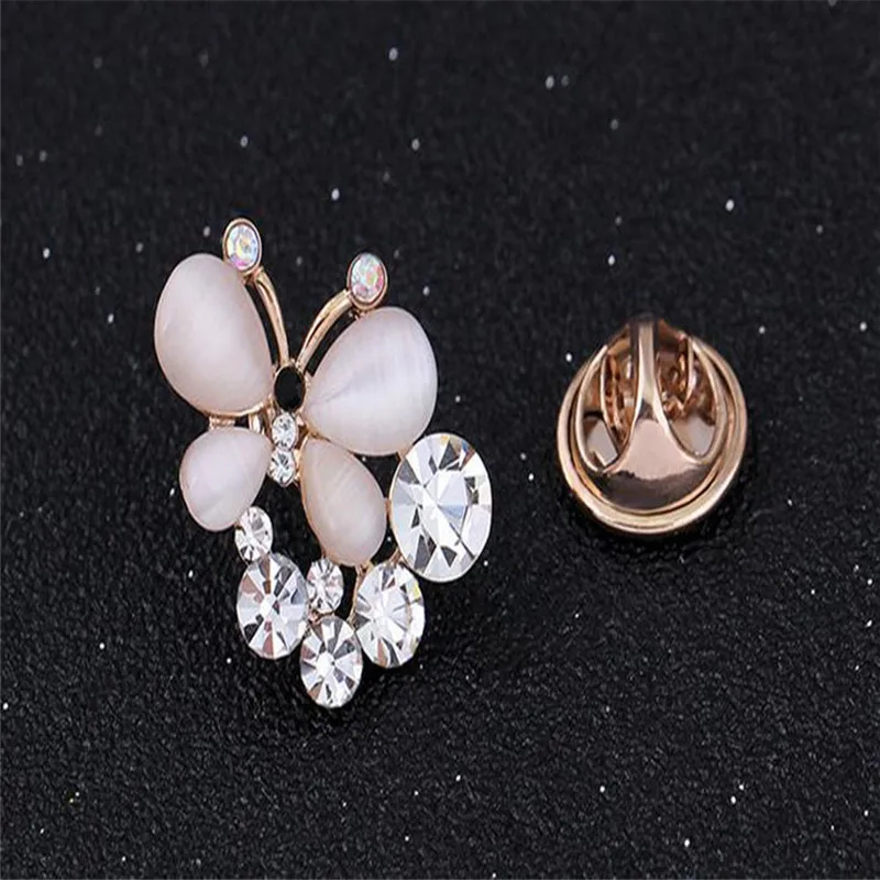 Opal Korean version of the boutique fashion wild gift female brooch thorn horse needle imported rhinestone jewelry | Украшения и