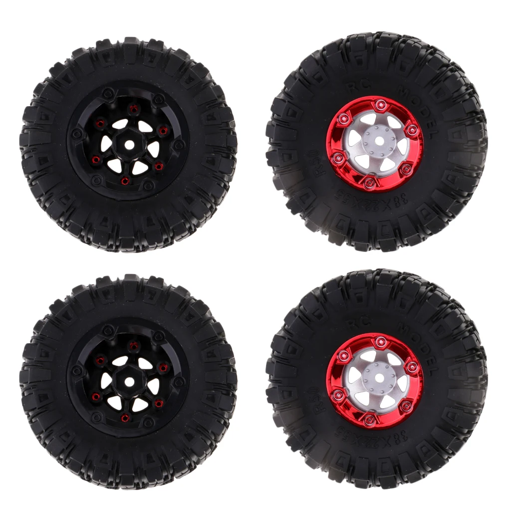 MagiDeal 1:12 RC грузовик Crawlers 100 мм резиновые шины с шестигранным колесом 4x для Wltoys 12428