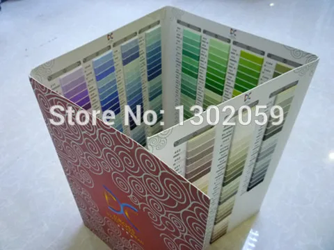 Вышивка крестом вышивка нитки похожие на DMC 447 цветная карта шелковые вышивальные