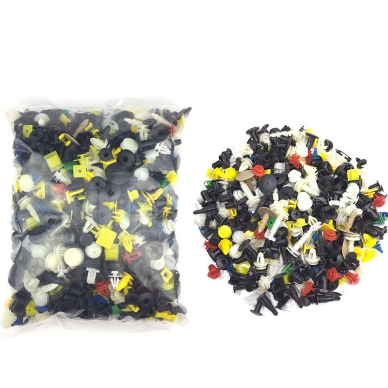 Шт. 200 шт. Универсальный смешанный автозажим для машин бампер фиксированный