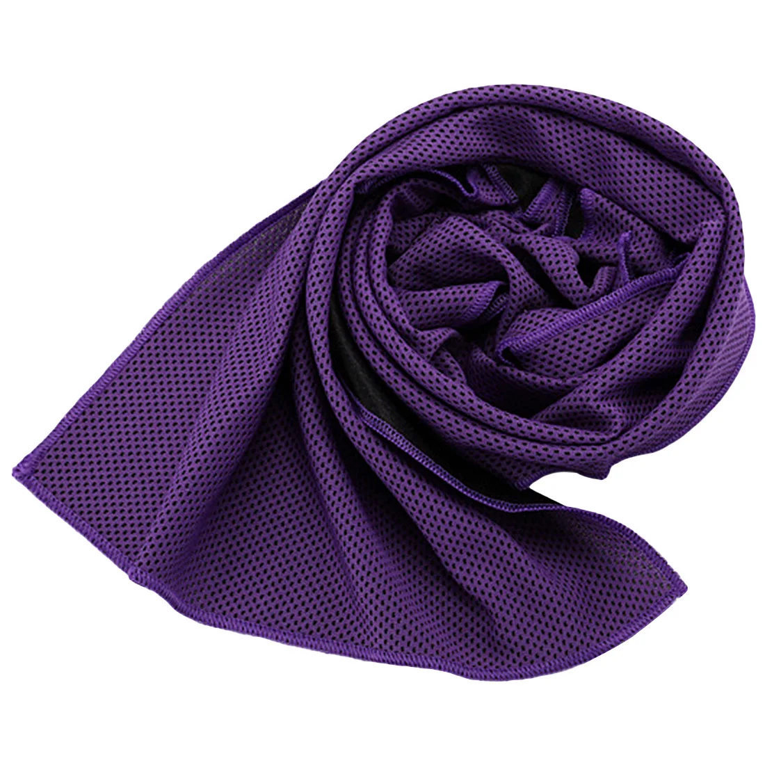 Purple 1 шт., 30*90 см, для мужчин и женщин, крутое, спортивное, впитывающее пот полотенце, ледяное, охлаждающее, для спортзала, полотенце для лица, s toalla, подарок, 12 цветов - Цвет: Purple