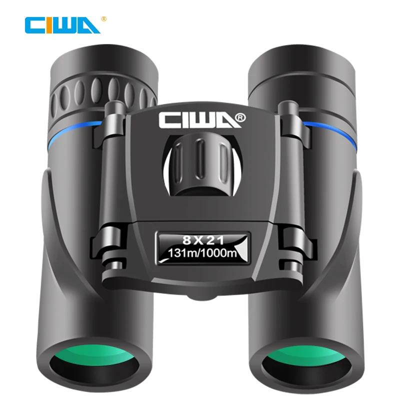 CIWA 8x21 бинокль компактный портативный телескоп для охоты на открытом воздухе