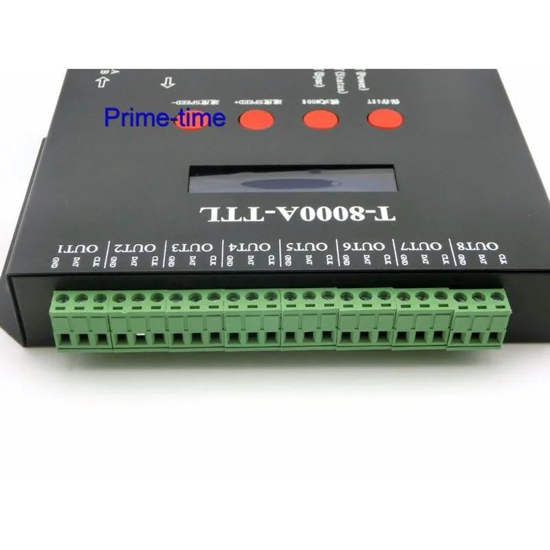 DMX 512 светодиодный контроллер 8 портов SD карта программируемый консоль