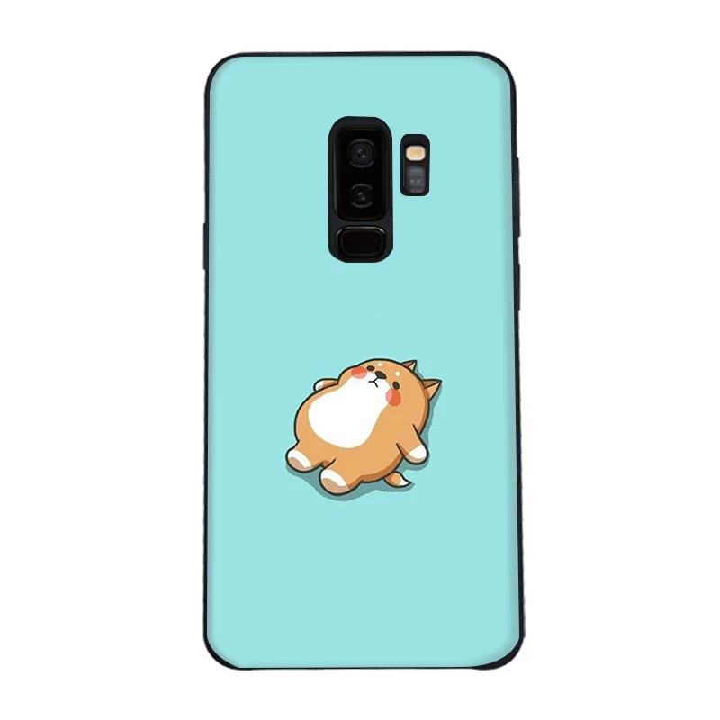 Чехол для телефона черный мягкий TPU милый чехол Samsung Galaxy S10 S10E M10 M20 M30 M40 S6 S7 Edge S8 S9 Plus