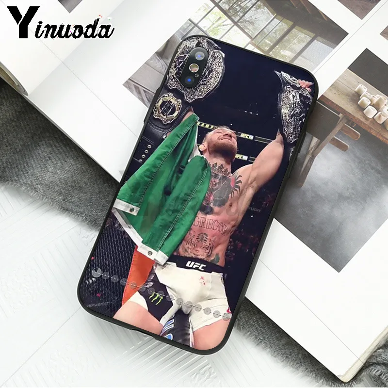 7 Yinuoda Conor McGregor UFC высококачественные аксессуары для телефонов Чехол для Apple iPhone 8 7 6 6S Plus X XS MAX 5 5S SE XR мобильных телефонов - Цвет: 7
