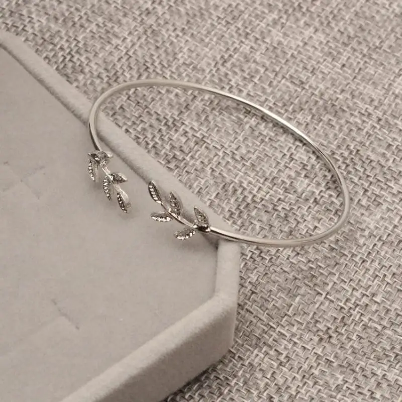 Браслет с открытым листом женские браслеты Каффы|bracelets for women cuff|bracelet openleaf open bracelet |