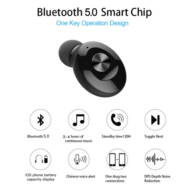 XG12 беспроводные наушники Bluetooth 5,0, стерео мини наушники, Magenetic HIFI звук, Спортивная гарнитура, гарнитура с микрофоном для телефона