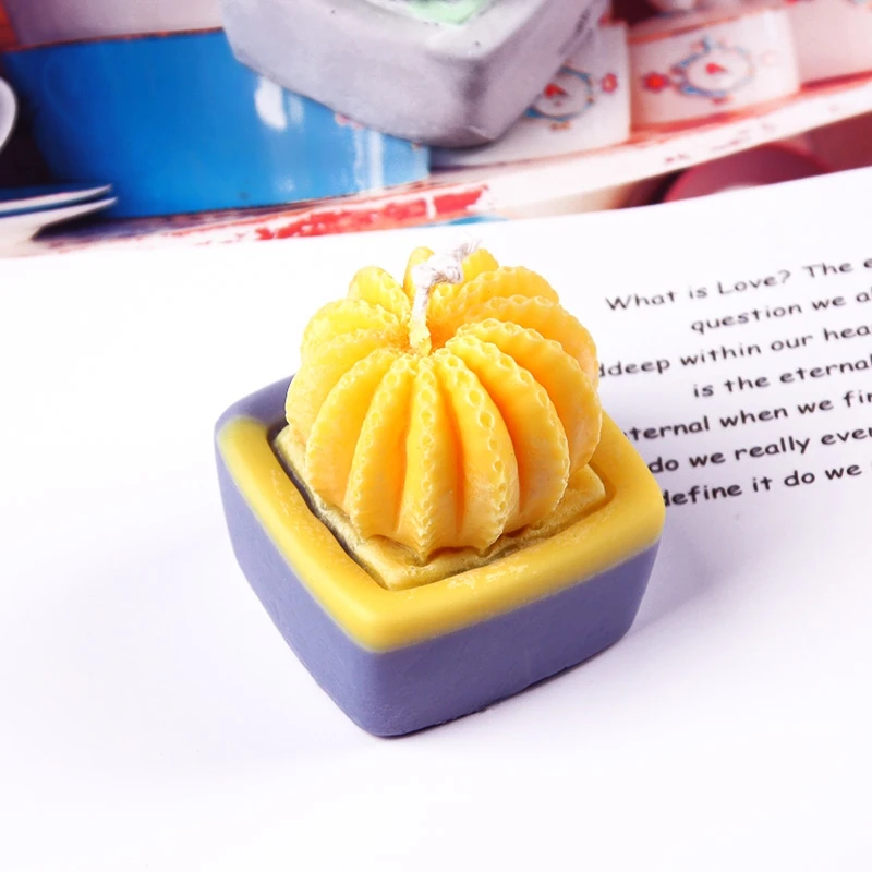 3D кактус плесень ароматерапия гипсовая Свеча Плесень корейский Ins силиконовые