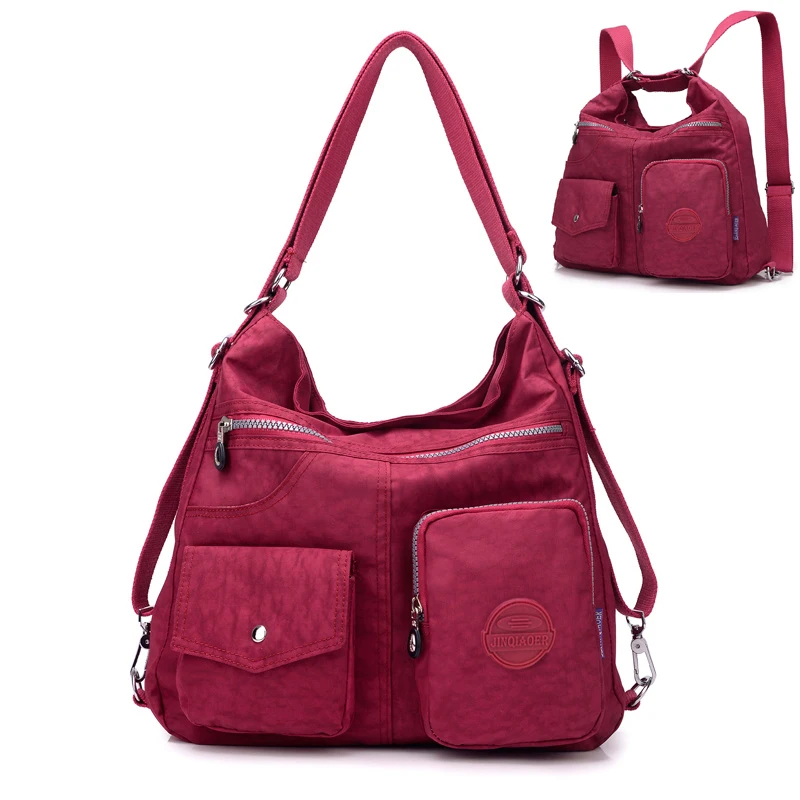 

2022 NEW Vintage Women Shoulder bags, Waterproof nylon Tote Tassel Messenger Bag Brand Handbag Mummy Package Bolsa Feminina
