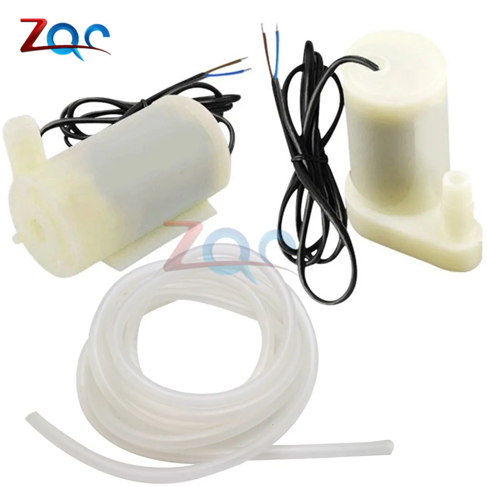 Погружной мини-насос для воды 100 л/ч низкий уровень шума бесщеточный двигатель