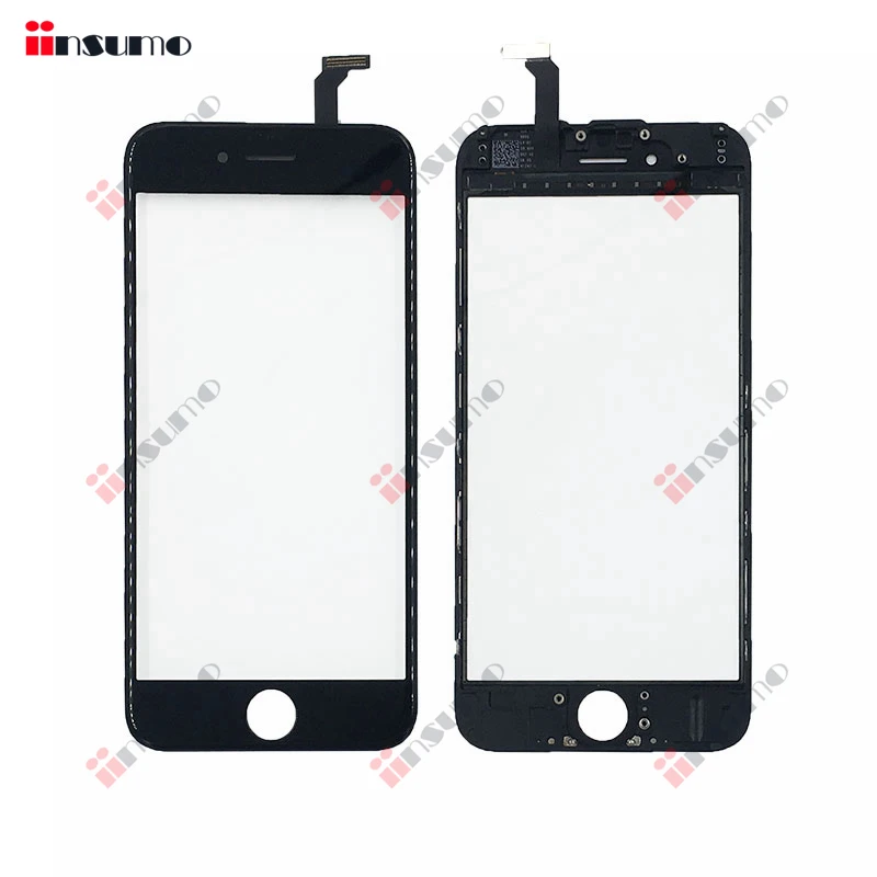 3 в 1 передний Стекло+ рамка+ сенсорный экран Панель для iPhone 5/5C/5S/6/6 Plus Экран ремонт