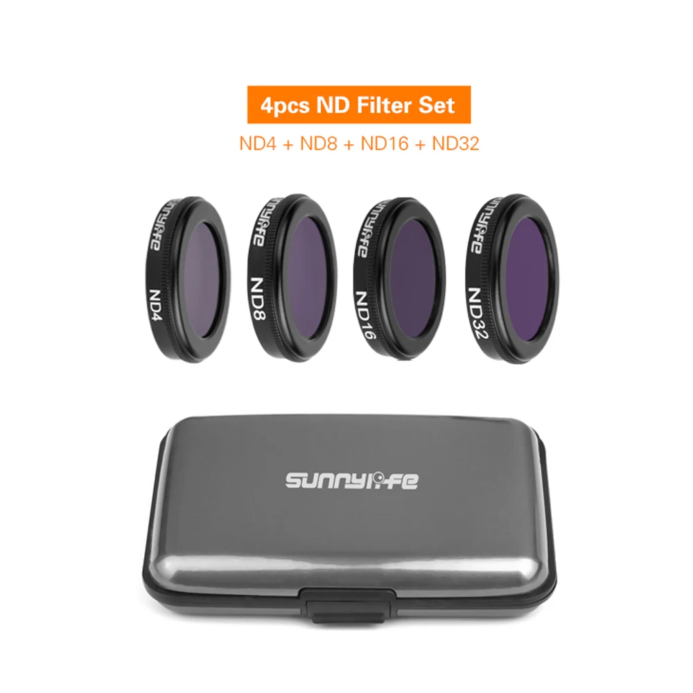 Новый набор фильтров для камеры с мультипокрытием DJI Mavic 2 Zoom ND4/ND8/ND16/ND32 фильтр