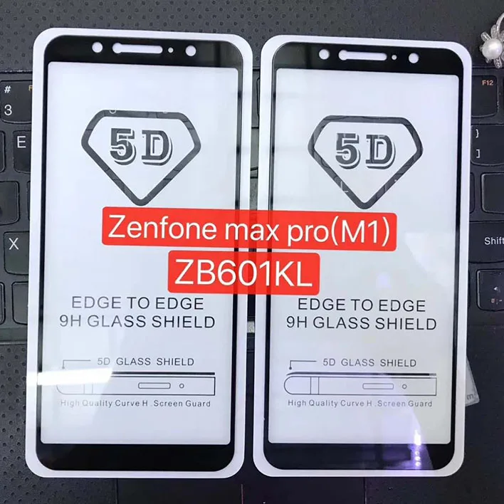 5D закаленное стекло ASUS Zenfone MAX PRO (M1) M2 полное покрытие экрана Защитная пленка zb631kl