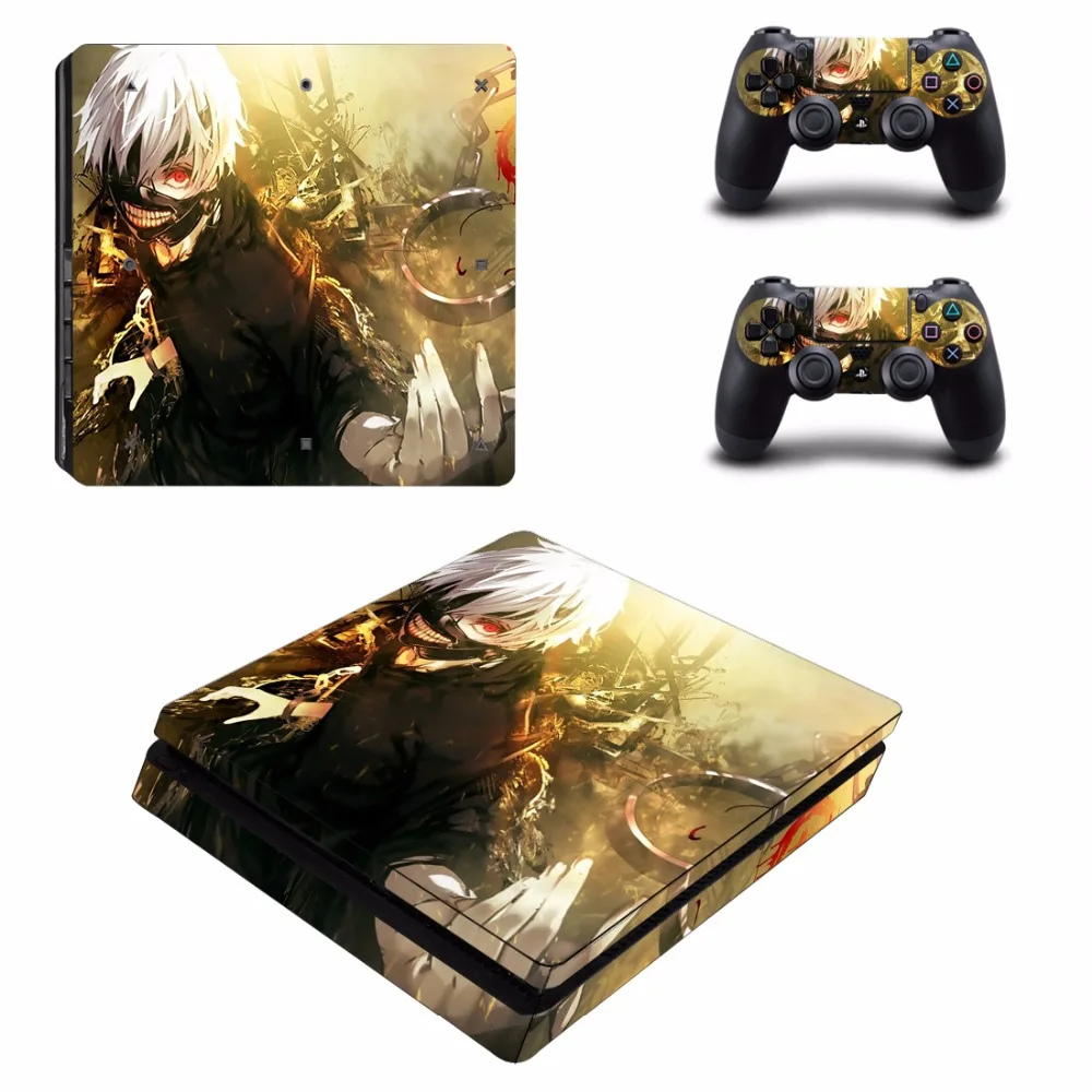 Аниме Токио вампиры PS4 тонкая кожа Стикеры для Sony Игровые приставки 4 консоли и 2