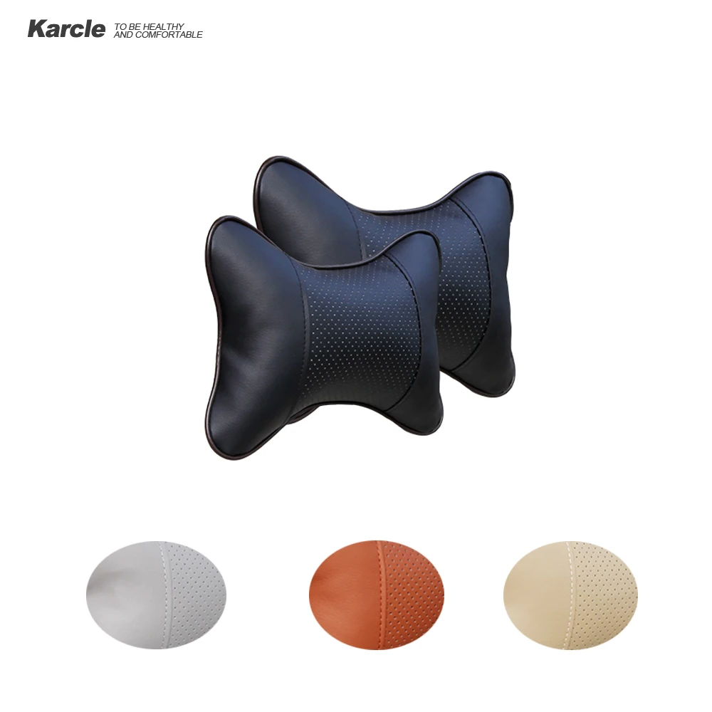Karcle из 2 предметов искусственной кожи автомобиля Средства ухода за кожей Шеи