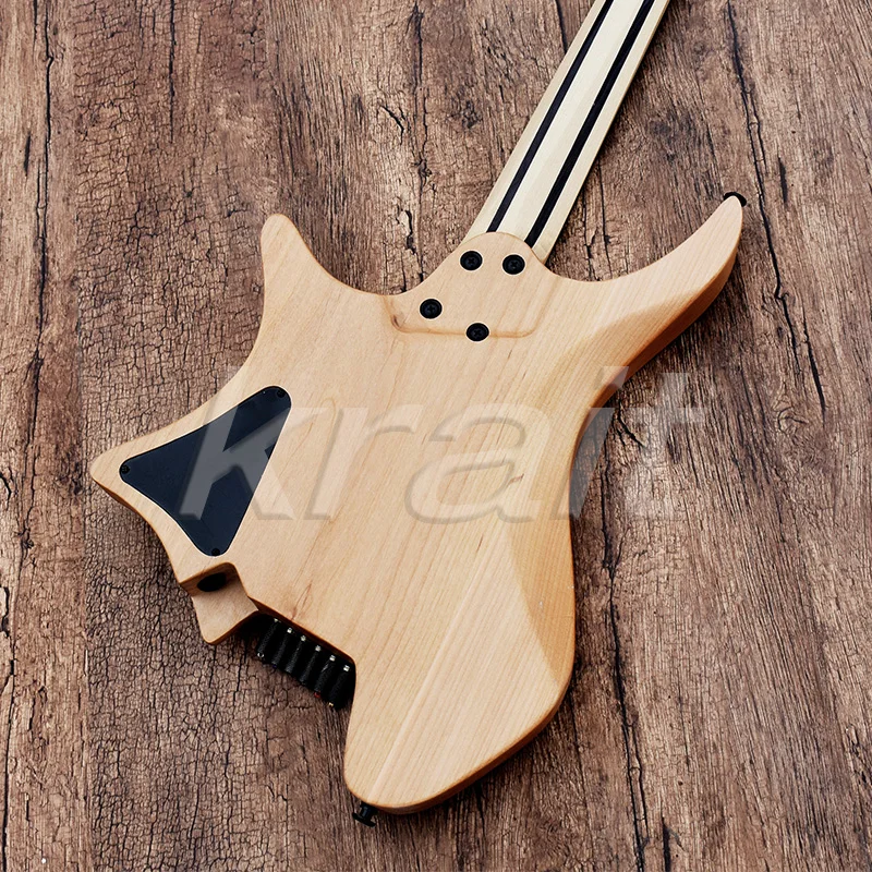 Krait безголовая гитара 6 струн strandberg безголовая гитара ольховое дерево Пламя клен Топ
