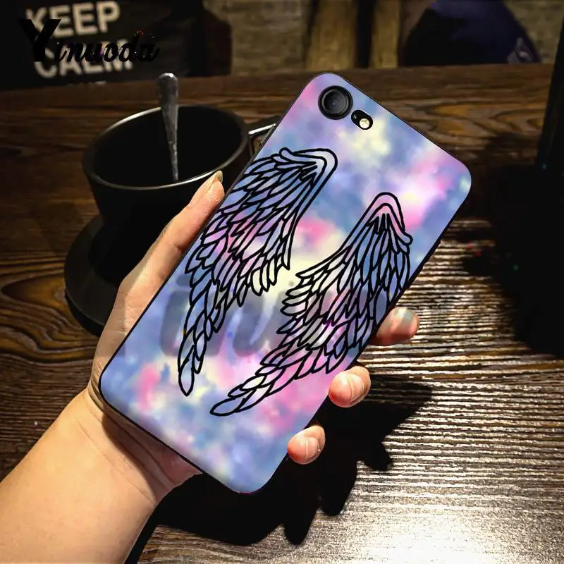 

Yinuoda For iphone 7 6 X Case Angel Wings Best Coque Shell Phone Case for iPhone 7 6 X 8 6s Plus 5 5S SE XS XR11 11pro 11promax