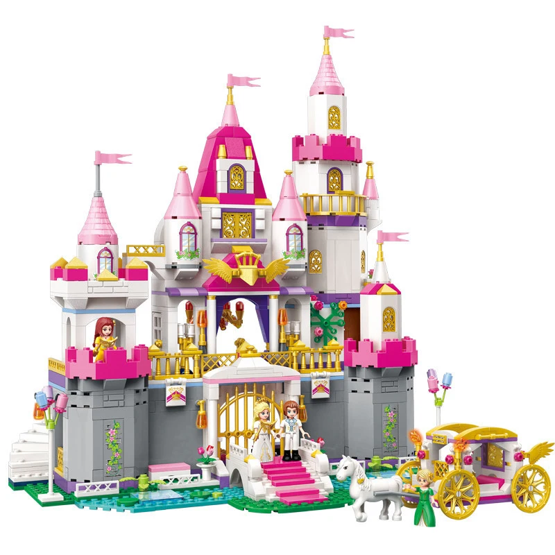 940 шт. детские развивающие строительные блоки игрушки совместимые с LEGO city girl friends