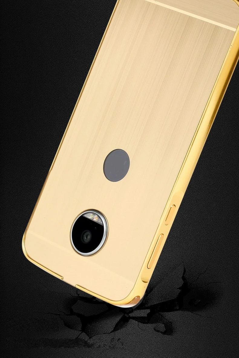 Металлический чехол для Motorola Moto Z XT1650 противоударный алюминиевый каркас роскошный Ультратонкий Пластиковый Чехол для Moto Z XT1650 чехол