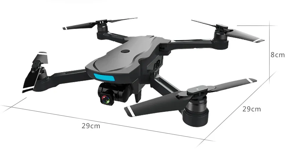 Квадрокоптер CG033 бесщеточный 2 4G FPV Wi Fi HD 1080P камера GPS стабилизация высоты забавные