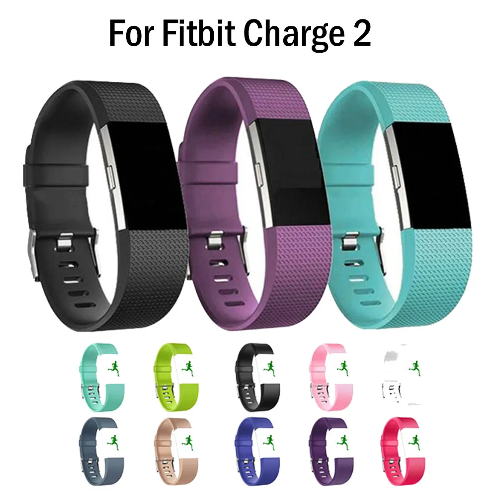 Лучший силиконовый ремешок для фитнес-браслета fitbit charge2 сменные спортивные
