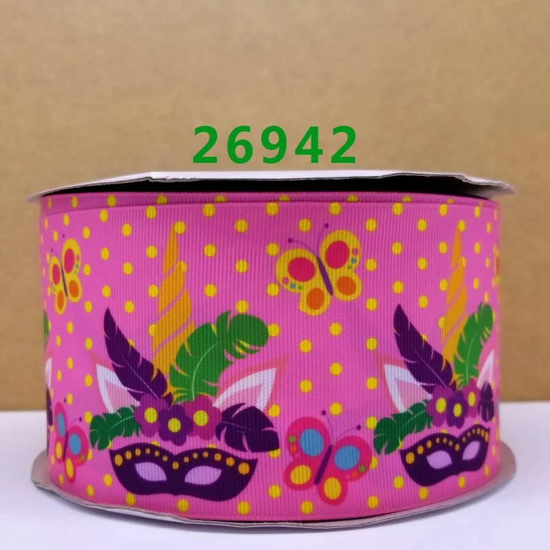 26942 Мультфильм печатных grosgrain ленты 26942 - Цвет: 26942