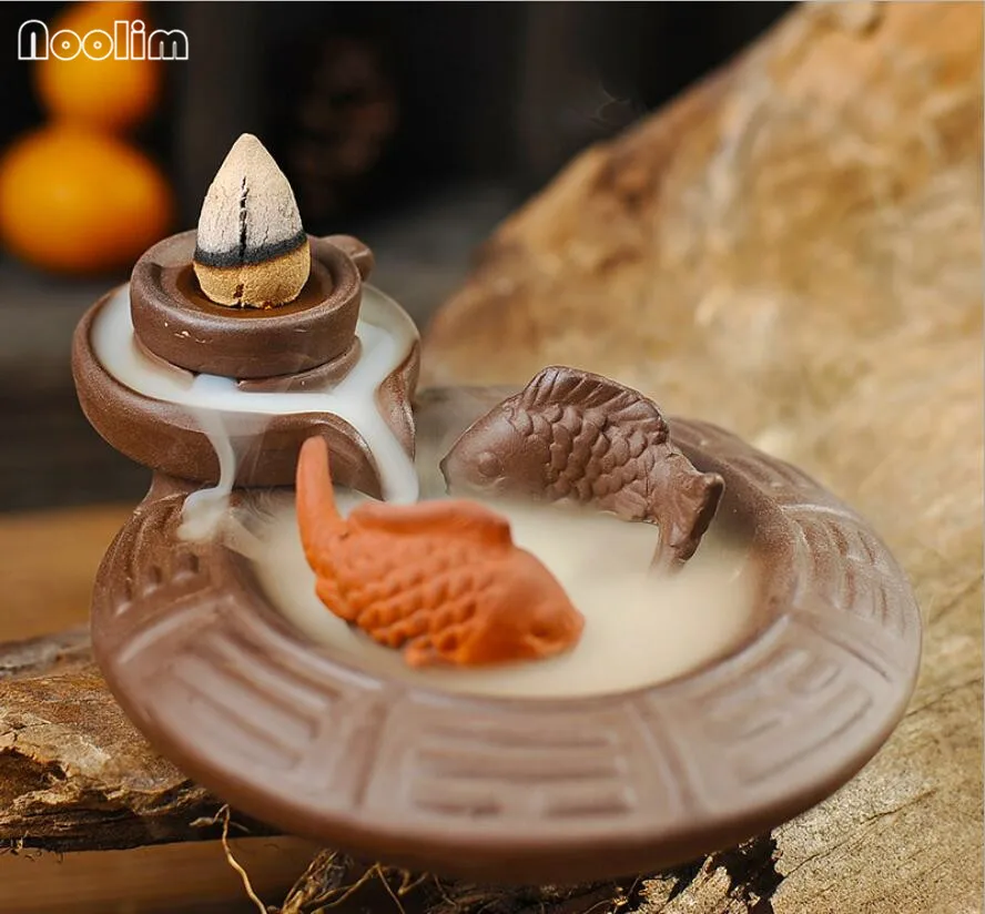 Керамическая курильница NOOLIM креативная для ароматерапии дома офиса гостиной