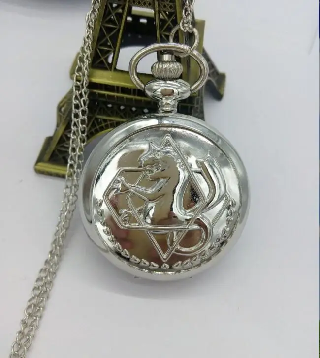 Винтажные стальные карманные часы для мужчин и женщин с изображением алхимика из