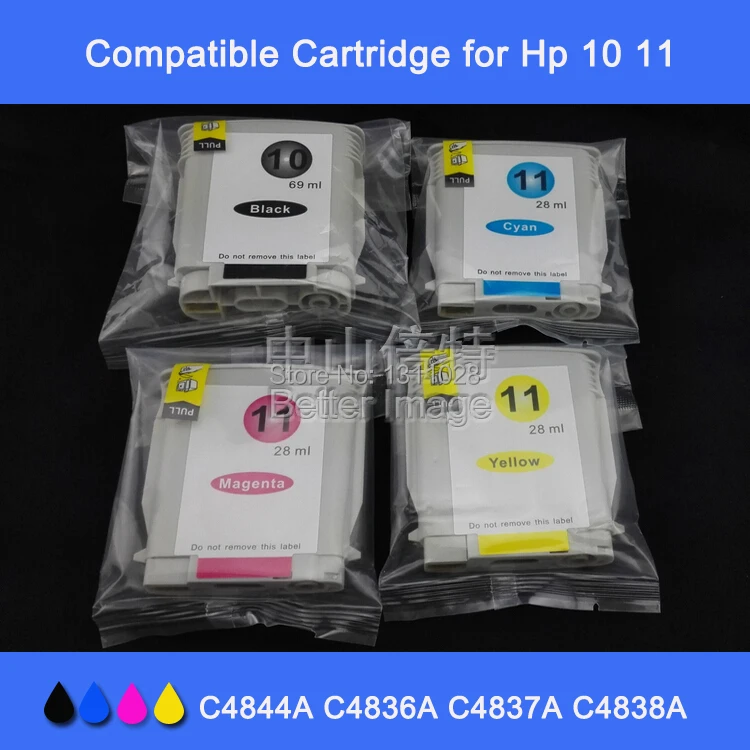

Картридж для принтера HP 10XL 11 C4844A C4836A C4837A C4838A, 3 комплекта