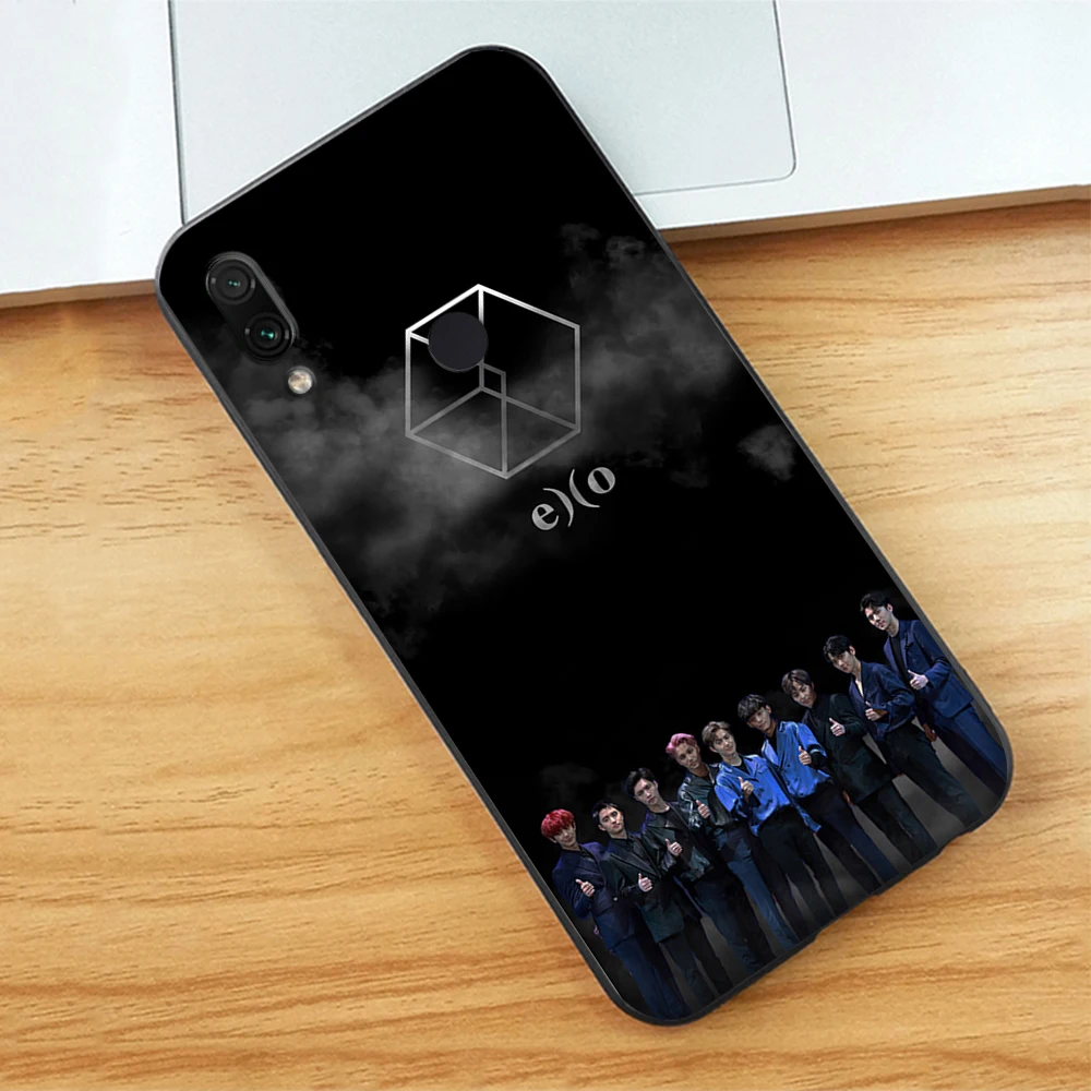 5 Роскошный мягкий чехол Kpop EXO для Xiaomi Redmi Note 7 4 4X6 Pro 5 Plus 5A 6A Go S2 - Цвет: 5