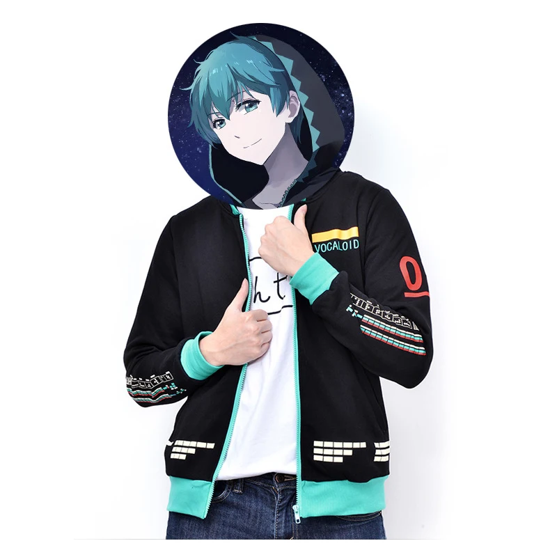 Японское аниме VOCALOID Rasetsu Mukuro MIKU Косплей Костюм повседневное пальто одежда|miku
