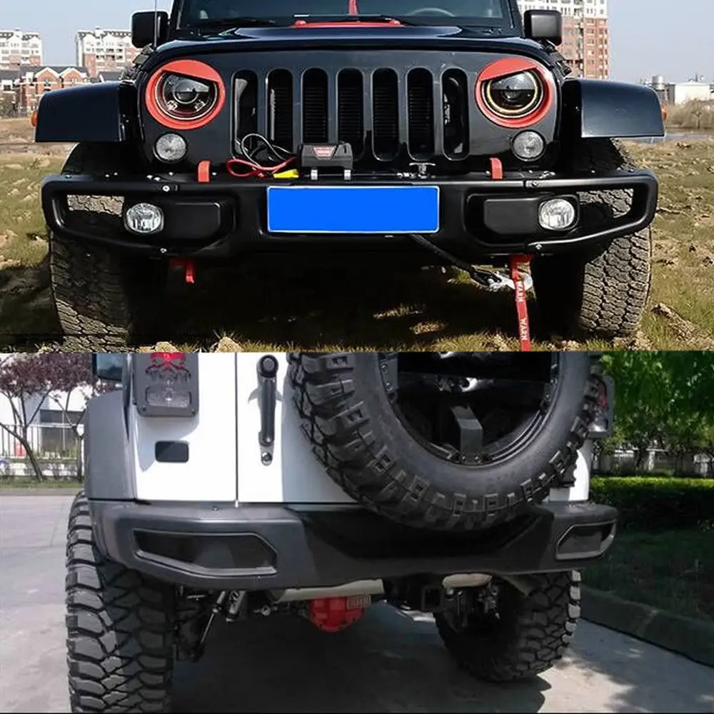 10 летний передний и задний бампер для 2007 2017 JK Wrangler|Амортизаторы| |