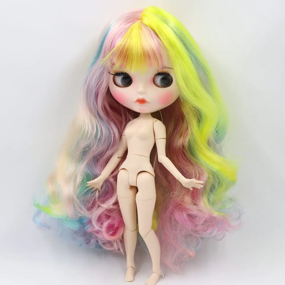 Кукла Blyth ICY DBS No.1010/1019/1049/6227/4268/3208/1010 красочные волосы резные губы матовые