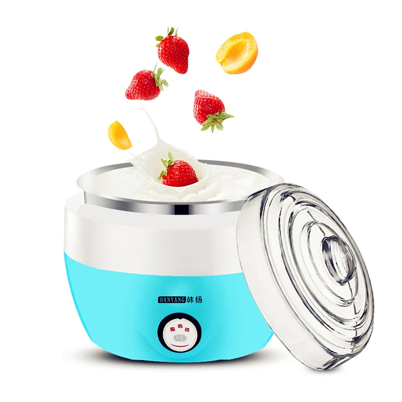 220V Electric multifunction Yogurt Maker Stainless Steel Liner Mini Automatic Machine cups for yogurt kitchen appliances | Бытовая
