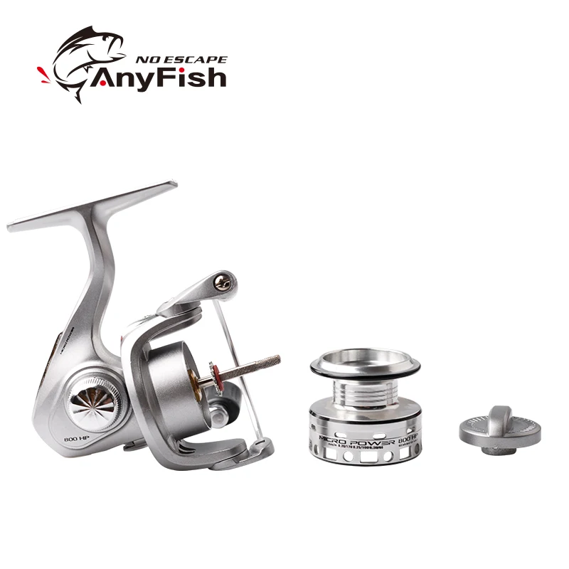 Рыболовная катушка ANYFISH рыболовная с микро питанием 500 800 мини Катушка для
