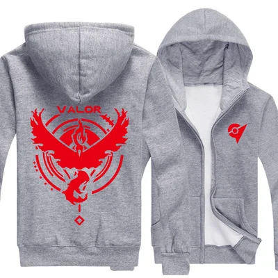20 Новые толстовки для мужчин и женщин для Аниме Pokemon Team Mystic Valor Instinct дизайн толстовка унисекс пальто толстовка - Цвет: 20