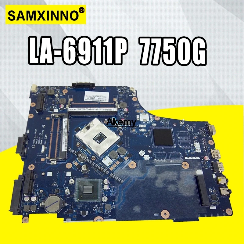 7750G материнская плата для ноутбука acer aspire 7750 MBRN802001 P7YE0 LA-6911P 3AMFG HM65 Оригинал 100%