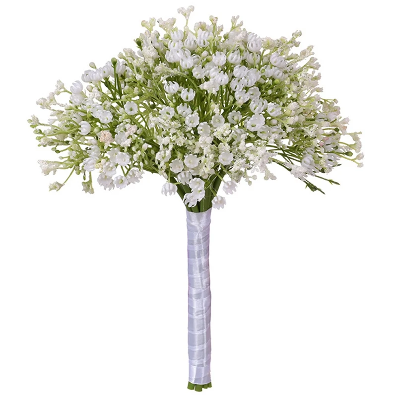 opening promotion-Wedding Bridal Bouquet Artificial Flowers Gypsophila Flower Simulation Starry Decorating Party Home | Дом и сад