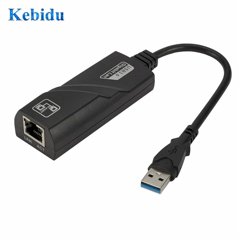 Сетевая карта KEBIDU USB 3 0 к RJ45 проводной сетевой адаптер локальной сети Ethernet 100/1000)