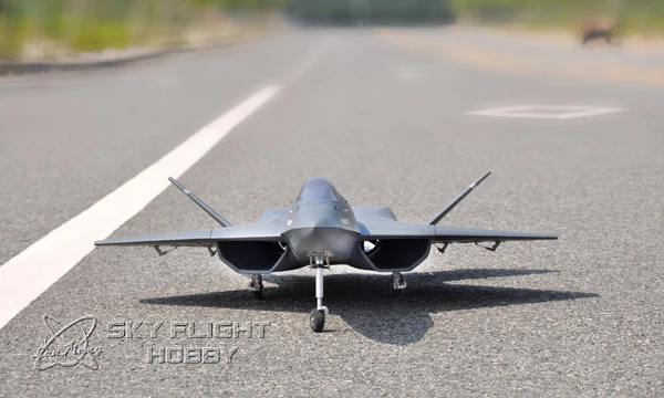 Модель LX Skyflight Hobby RC EDF Jet YF 23 YF23 Twin 70 мм PNP Upgrade|Радиоуправляемые самолеты| |