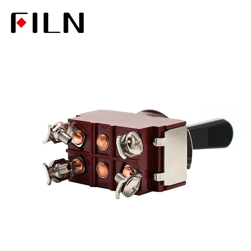 16 А 250 В переменного тока ВКЛ/ВЫКЛ 2 позиции DPST Сверхмощный 4 винтовой терминал